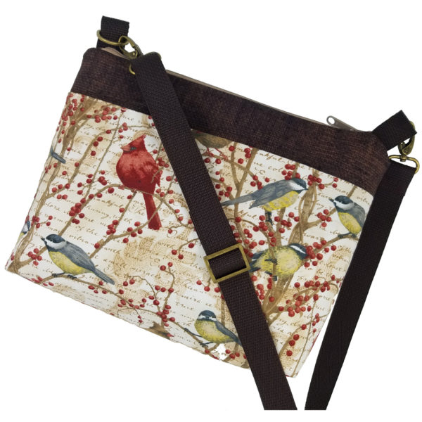 Winter Birds Crossbody