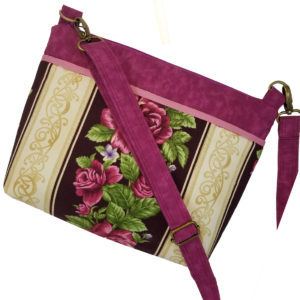 Mauve Roses Crossbody