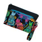 Designer Cats Wristlet