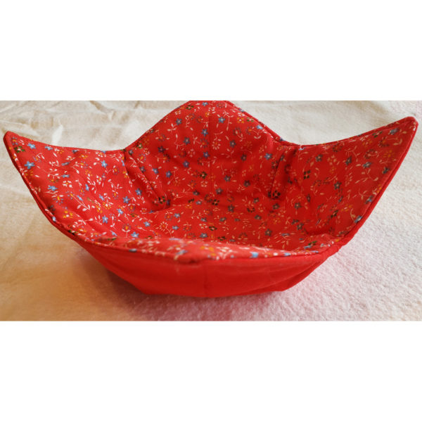 RED MICROWAVE BOWL COZY