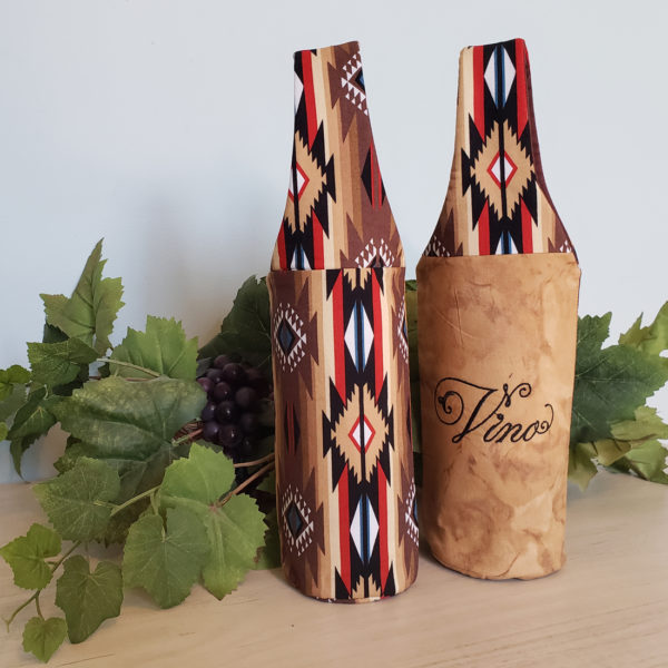 Padded Wine Tote Vino