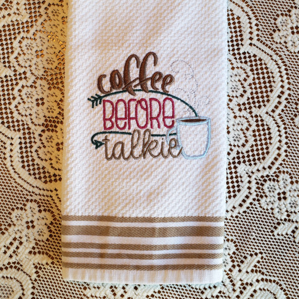 Coffee Before Talkie Towel