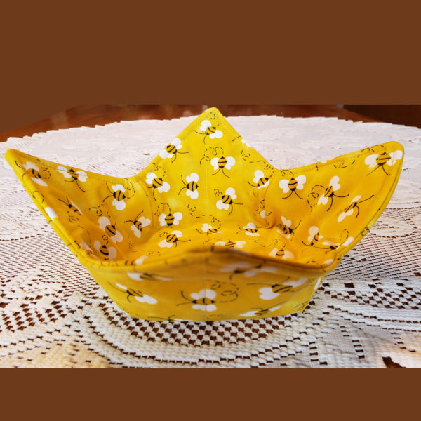 Bees Microwave Bowl Cozy